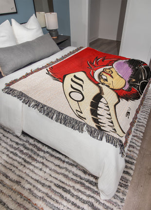 Bankai and Chill Woven Blanket