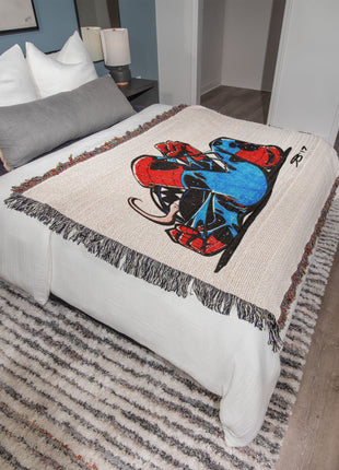 Spider-Man Venom Chibi Woven Blanket | Marvel Premium Cotton Throw - Snapping Turtle Gallery
