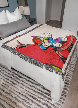 D.Va Overwatch Chibi Blanket | Gaming Woven Throw - Snapping Turtle Gallery