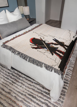 Deadpool Disney Chibi Blanket | Marvel Woven Throw - Snapping Turtle Gallery