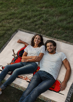 Fastest Face Down Woven Blanket