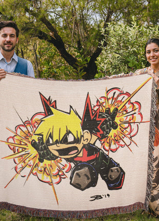 Controlled Rage Woven Blanket