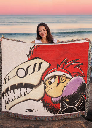 Bankai and Chill Woven Blanket