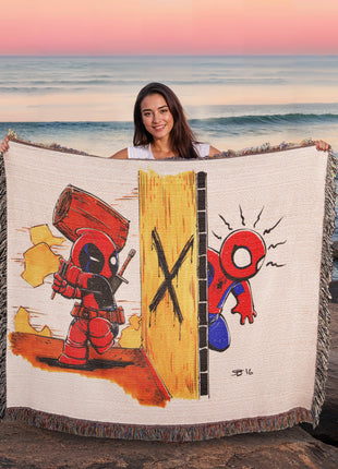 X Marks the Spot Woven Blanket