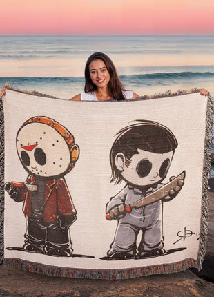 Slasher Sleepover Woven Blanket