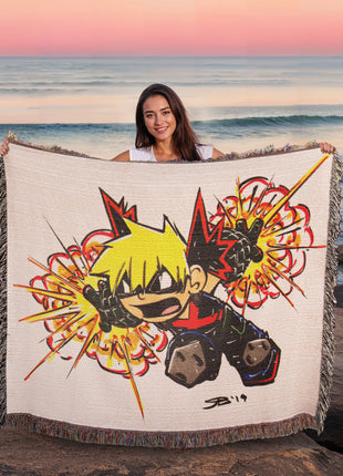 Controlled Rage Woven Blanket