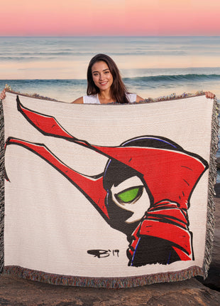 Spawn Chibi Woven Blanket | Image Comics Premium Cotton Throw - Snapping Turtle Gallery