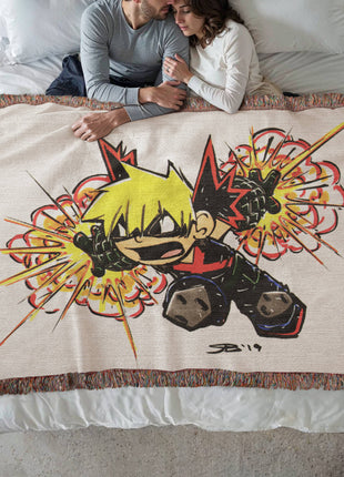Controlled Rage Woven Blanket