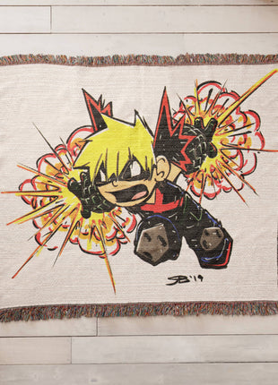 Controlled Rage Woven Blanket