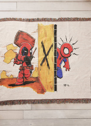 X Marks the Spot Woven Blanket