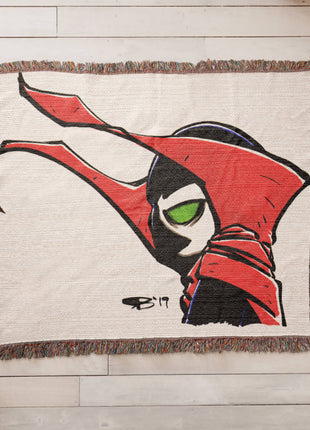 Spawn Chibi Woven Blanket | Image Comics Premium Cotton Throw - Snapping Turtle Gallery