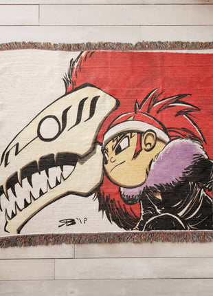 Bankai and Chill Woven Blanket