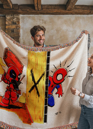 X Marks the Spot Woven Blanket