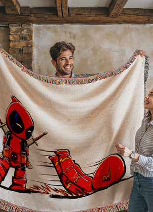 Fastest Face Down Woven Blanket