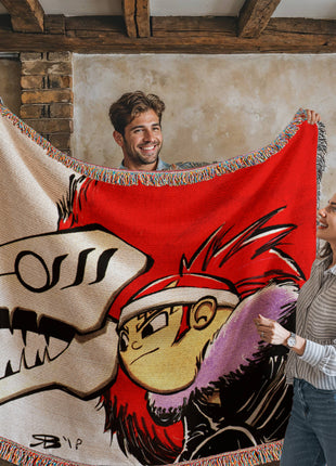 Bankai and Chill Woven Blanket