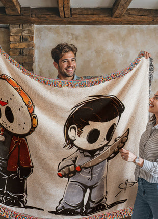 Slasher Sleepover Woven Blanket