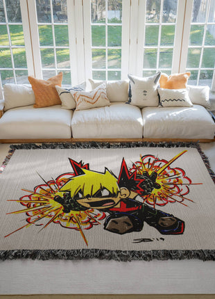 Controlled Rage Woven Blanket