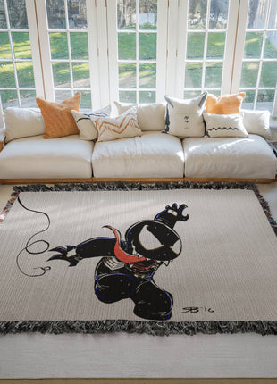 Web Swing Chaos Woven Blanket
