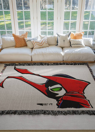 Spawn Chibi Woven Blanket | Image Comics Premium Cotton Throw - Snapping Turtle Gallery