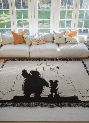 Baymax Mickey Spider-Man Chibi Blanket | Disney x Marvel Woven Throw - Snapping Turtle Gallery