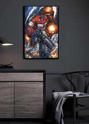 Autobot Commander by Verry Woong displayed in a modern room.