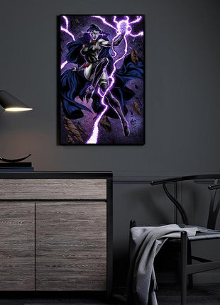 Raven acrylic wall art by Vhon Remot