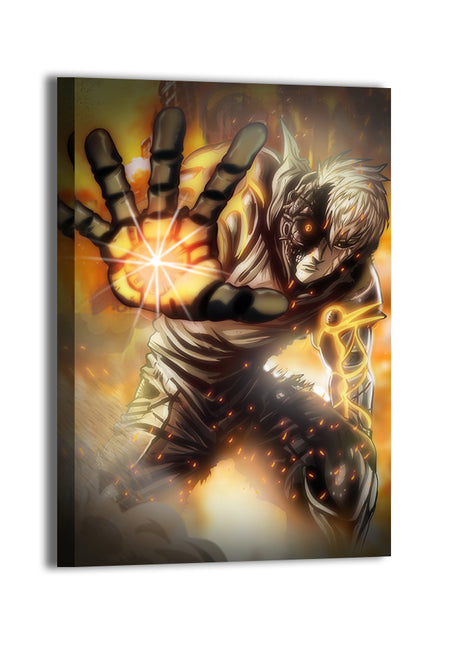Battle Damaged Genos Wall Art Acrylic Print, Premium Wall Art by Snapping Turtle Gallery