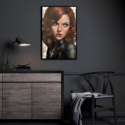 Black Widow - Dark Room Mockup