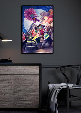 LEGO Batman Team Wall Art acrylic print by Wizyakuza (Ceasar)