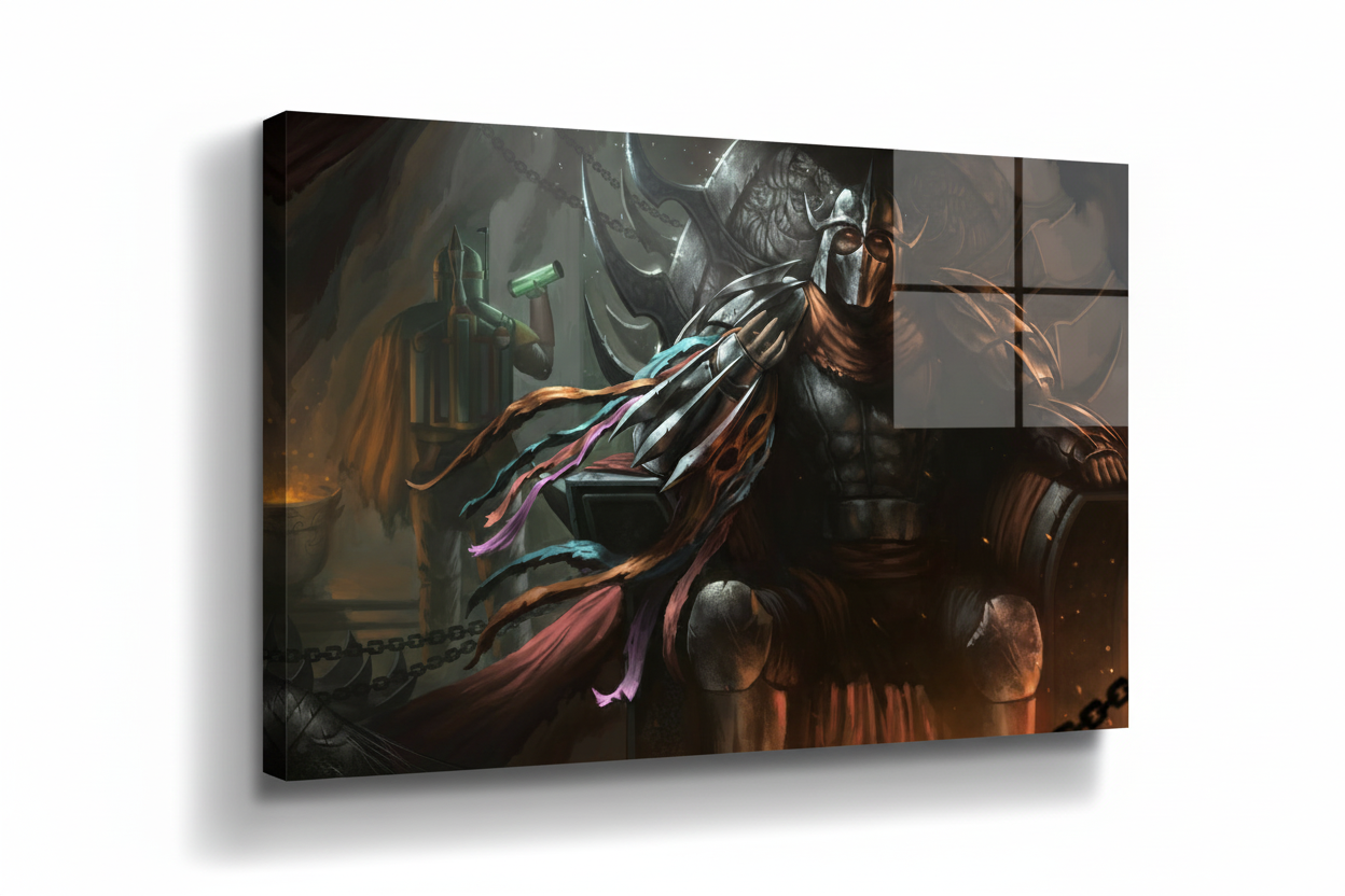 Boba Fett vs TMNT - Canvas Glossy