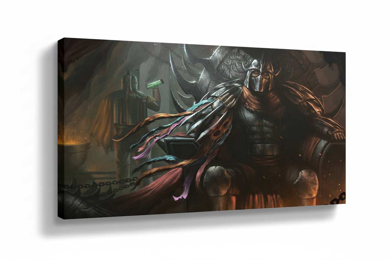 Boba Fett vs TMNT - Canvas Matte