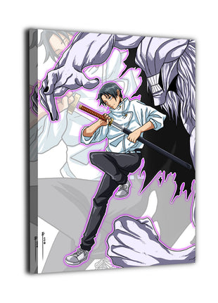 Yuta Okkotsu Bound Beyond Death canvas wall art by Emmanuel Centeno