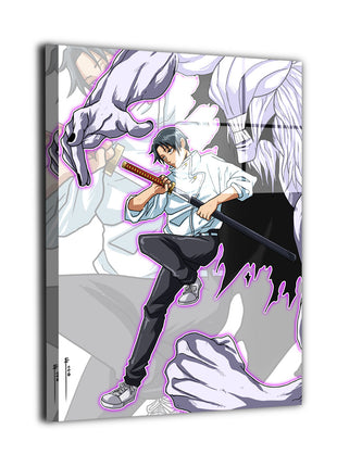 Yuta Okkotsu Bound Beyond Death metal wall art by Emmanuel Centeno