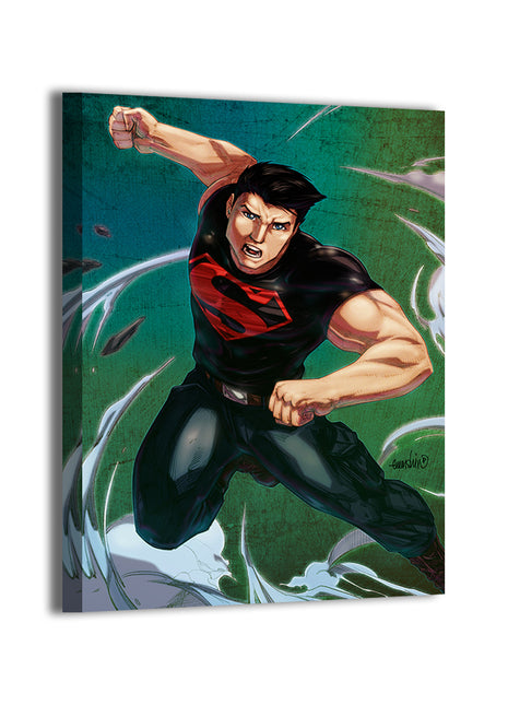 Superboy canvas wall art by Myk Emmshin