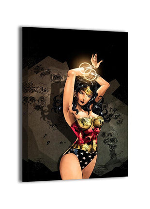 Wonder Woman canvas wall art by Ray Racho