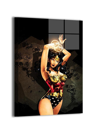 Wonder Woman metal wall art by Ray Racho