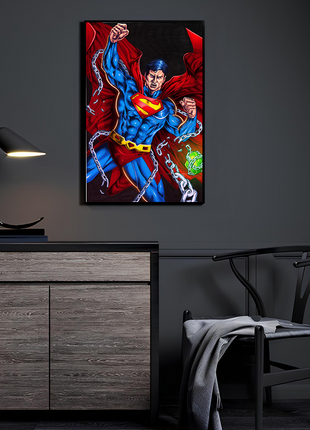 Superman (Clark Kent / Kal-El) acrylic wall art by Julius Abrera
