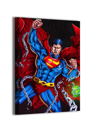 Superman (Clark Kent / Kal-El) canvas wall art by Julius Abrera