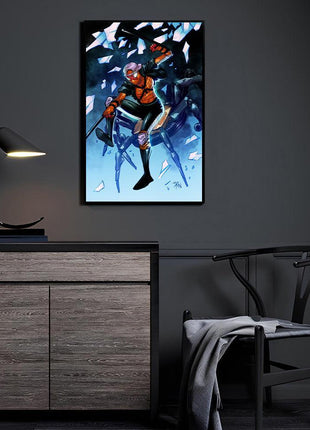 Breakthrough Sun-Spider wall art — Marvel vertical print by Vhon Remot, image 3.