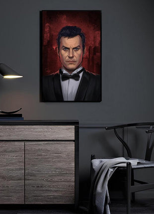 Bruce Wayne Batman DC acrylic wall art by Sam DelaTorre