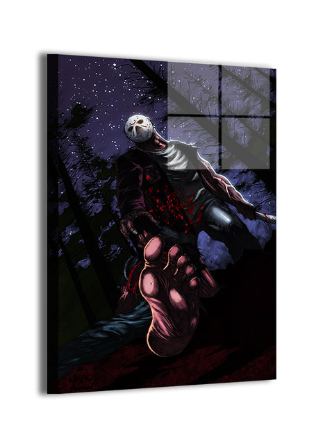 Campfire Shadows Wall Art Acrylic Print, Premium Wall Art by Snapping Turtle Gallery