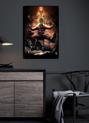 Joker Wall Art acrylic print by Jey Soliva