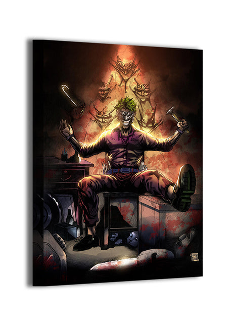 Joker Wall Art gloss canvas print by Jey Soliva