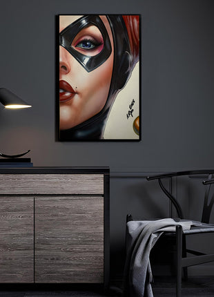 Harley Quinn Chaotic Ace Wall Art acrylic print by Aurelio Rigoni