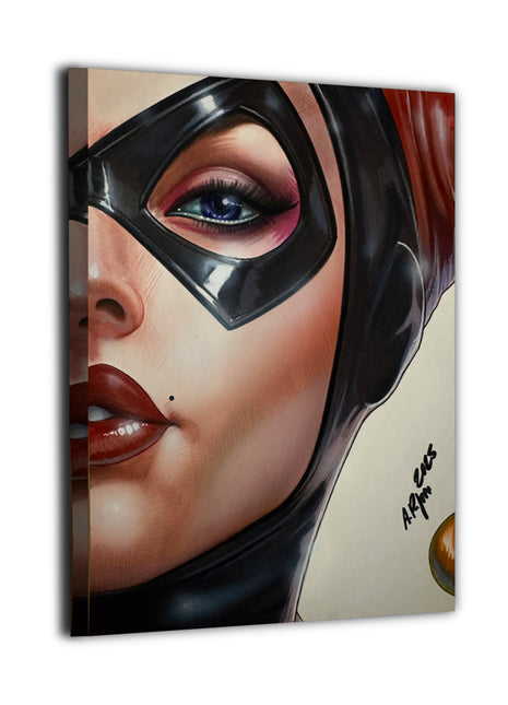 Harley Quinn Chaotic Ace Wall Art gloss canvas print by Aurelio Rigoni