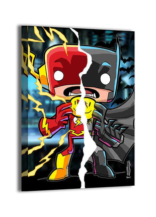 Batman Flash canvas wall art by Jeff Benitez