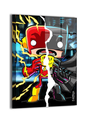 Batman Flash metal wall art by Jeff Benitez