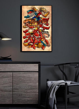 Flash Family acrylic wall art by Jeff Benitez