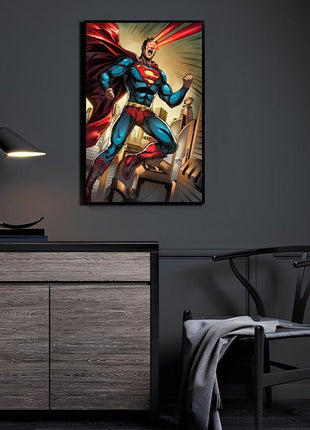 Superman acrylic wall art by Cleber Souza Lima