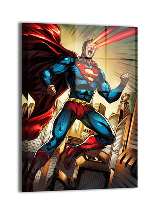 Superman metal wall art by Cleber Souza Lima